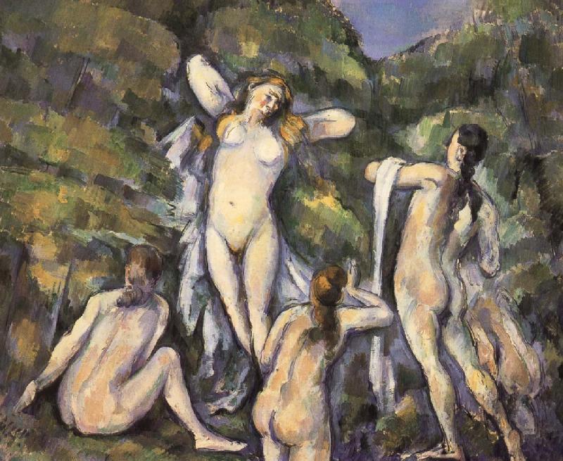 Paul Cezanne Bath four women who oil painting image